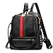 Mynos Backpack Bag Women Mini Rucksack Travel Daypack Backpack Leather Bag Ladies Purse And Handbags (B-Medium Upgrade Black)