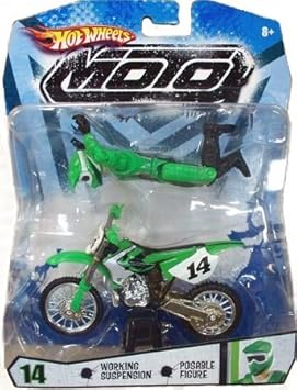 hot wheels bike with rider
