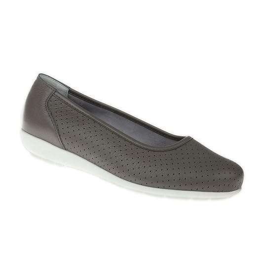 Natural Feet Damen Ballerina Annabelle | Echtes Hirschleder | Weite H | Hallux geeignet
