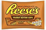 REESE'S Peanut Butter Cups, Milk Chocolate, Snack Size (Pack of 2 Pounds)