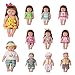 Jing Show Business Pack of 11 Fit for 12 Inches Alive Baby Doll Dresses Clothes for Girls Realistic American Doll with Hair Band Shoes