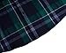 Men's Casual Cotton Collared Checked Short Sleeve Plaid Button Down Dress Shirt