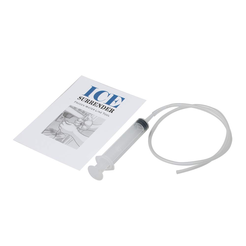Photo 1 of RDEXP Ice Heating Up the Inside of The Refrigerator Tool for Refrigerator Dispenser Thaw Part Plastic White