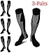 Healthy Compression Socks for Men Women,(Pair Of 3) Running Socks for Nurses Worker