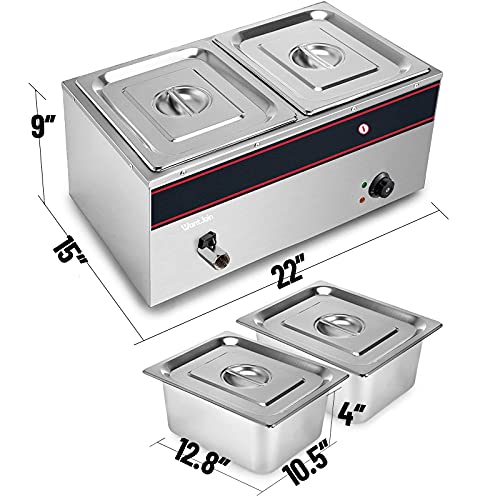 Commercial Food Warmer Steam Table Food Steamer Rice Steamers Electric