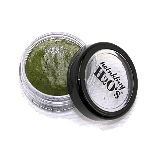 Twinkling H20's Shimmering Watercolors 10 Gram Jar-Olive Vine