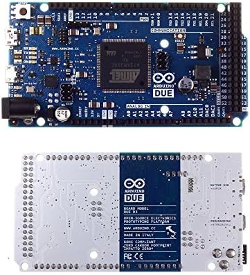 JOREN NEW Official Compatible 2012 DUE R3 Board AT91SAM3X8E 32-bit ARM Core Microcontroller / 54 Digital Input/Output / Blue Color / 3.3V / CPU 84 MHz Arduino Due Board