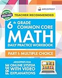 6th Grade Common Core Math: Daily Practice Workbook