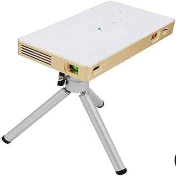 Dlp Mini proyector portátil, con Hdmi WiFi BT Proyector casero 854 ...