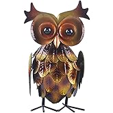 BAENRCY Owl Statue Creative Owl Sculpture Garden Decoration Metal Yard Art for Yard Outdoor Decoration