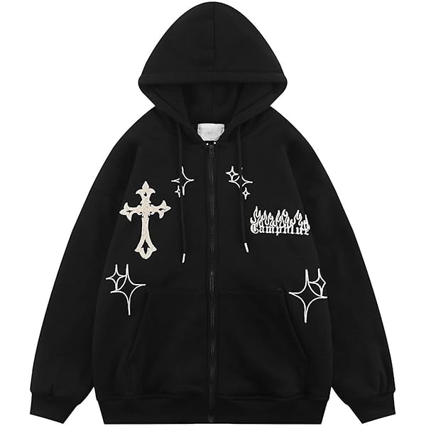 YUNZSXJY Y2K Hip-pop Pullover Jackets Women Men Oversized