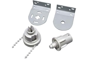 Luanxu 32mm Roller Blind Clutch for 1-1/4" Exterior Tube Roller Shade Clutch Replacement Spares Parts Repair Kit Complete with Metal Brackets, Bead Chain, Shade Weight Max Load 11 LBS (5 KGS)