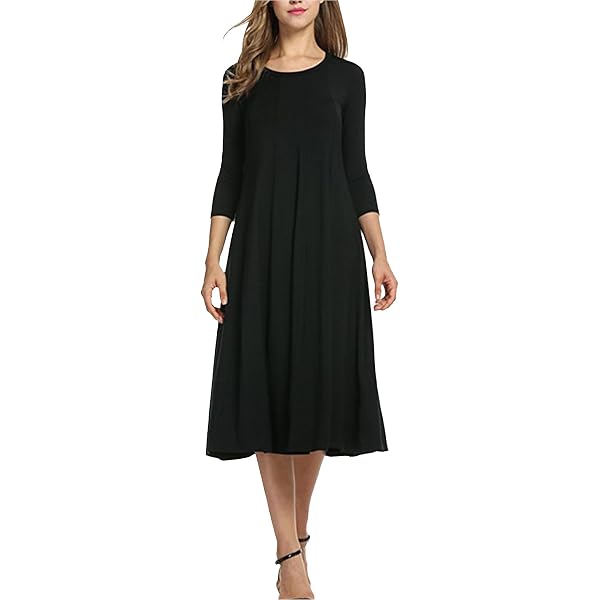 Women's Sundress With Shirt Collar & Puff Sleeves – Casual Short Skirt Dress