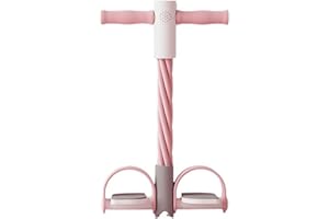 Multifunction Pedal Resistance Band with Handle – Elastic Yoga Stretching Workout Band for Abdomen Waist Arm Leg Fitness