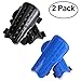 2 Pairs Youth Child Soccer Shin Pads, Kids Soccer Shin Guards Board, Perforated Breathable & Protective Gear Perfect Fit for 6-12 Years Old Kids, Teenagers, Boys, Girls