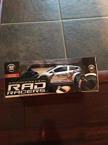 Rad Racers Radio Controlled Racing Car - 49 mhz Red and White
