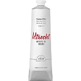 Utrecht Artists' Oil Paint - Titanium White, 150 ml tube