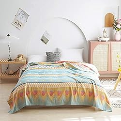 MEJU Boho Bunny Rabbit Green Muslin Lightweight