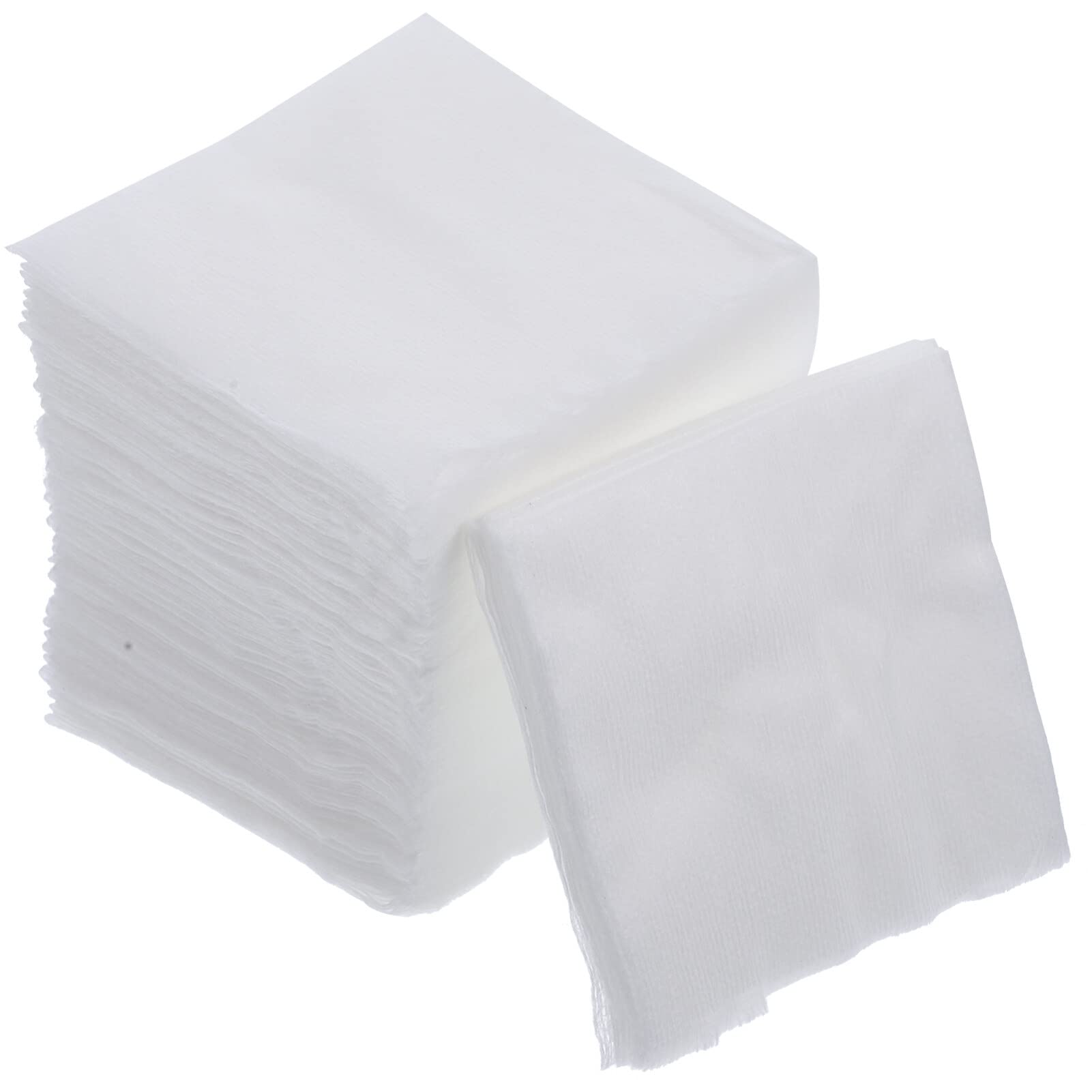 200pcs Facial Gauze Pads Non-Woven Cotton Squares Gauze Beauty Salon DIY Facial Masques Esthetician Cotton Pad for Skin Care