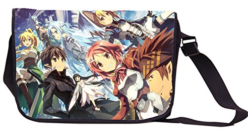 Siawasey Sword Art Online Anime Kirigaya Kirito Messenger Bag Backpack Shoulder Bag - Image 47