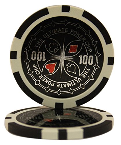 MRC 500pcs Ultimate Laser Poker Chips Set with Aluminum Case