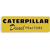 Tinworld Tin Sign: Caterpillar Diesel Tractors Garage Farm Equipment Tractor Shop Metal Decor B809
