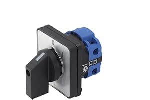 BOXONLY Universal Changeover Selector Switch, Power Transfer Switch, 2 Positions 4 Terminals, LW26-20 C02/1 440V 20A Motor, Water Pump Generators, Rotary Cam Selector