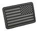 Hazard 4 US Flag Rubber 3D Morale Patch, Right Arm, Black/Grey , 3