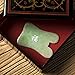 Gua Sha Facial Massage Tool, Gua Sha Massage Tool, Genuine Jade Gua Sha Board with Printed Chinese Character Blessing, for Spa Treatment,Facial Massage and Back Massage