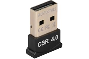 Yosoo CSR4.0 Adapter, CSR8510 Chip Dual Mode 20m Range 3Mbps Speed USB2.0, with Ultra Low Latency for PC Keyboard Mouse Heads