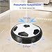 Hobbylane Hover Soccer Ball Kids Electric Football, Size 4 Disc Ball With LED Lights Foam Bumpers Indoors Outdoors Training Football with Parents Game As Hockey Ball Gliding Ball Kicking Play Ball