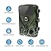 LETSCOM 14MP Trail Game Camera with 3 PIR Sensors, Waterproof HD Wildlife Scouting Cam 42 Low-Glow IR LEDs, 120° Wide Angle for Hunting and Outdoor Surveillance (Green)
