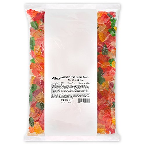 Albanese Confectionery Assorted Fruit Gummi Bears, 5 Pound Bag Pricepulse