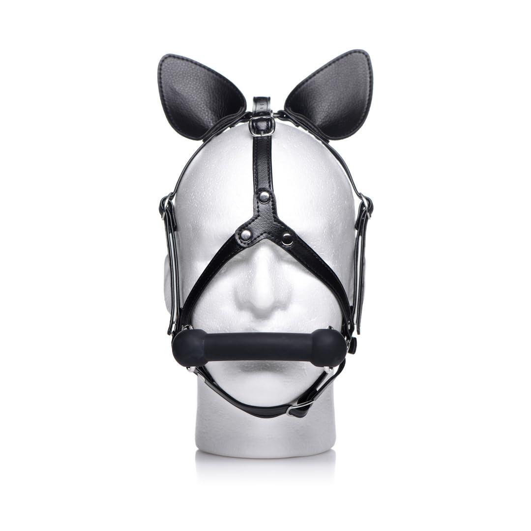 Dark Horse Pony Head Harness with Silicone Bit