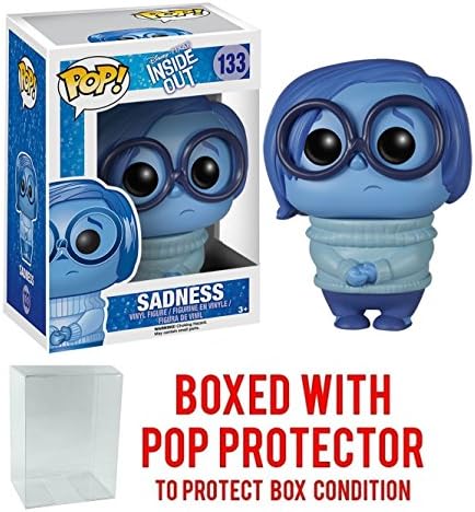Sadness - Inside Out - Funko Pop Disney (Vaulted) + Pop Protector