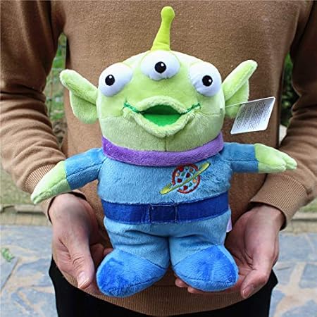 Amazon 1 個 30 センチメートルオリジナルトイストーリーエイリアンおもちゃぬいぐるみエイリアンフィギュア人形 ウッディ バズ ライトイヤーの友人エイリアン 子供の誕生日プレゼントのおもちゃ ぬいぐるみ おもちゃ