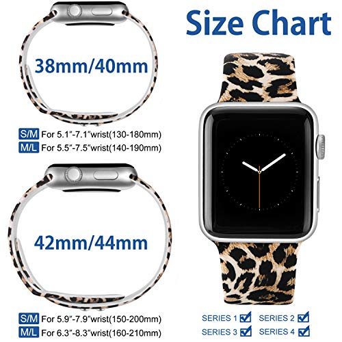 image for Laffav Compatible with Apple Watch Band 44mm 42mm Series 4 3 2 1 for W