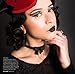 Arthlin Bow Tie Choker Necklace for Women, Black Sequins and Velvet Band, Cute, Handmade in the USA