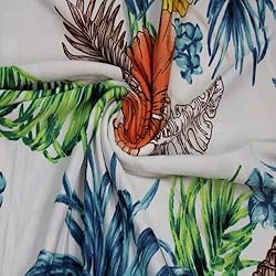 60" Wide Printed 4-Way Stretch Venezia Polyester