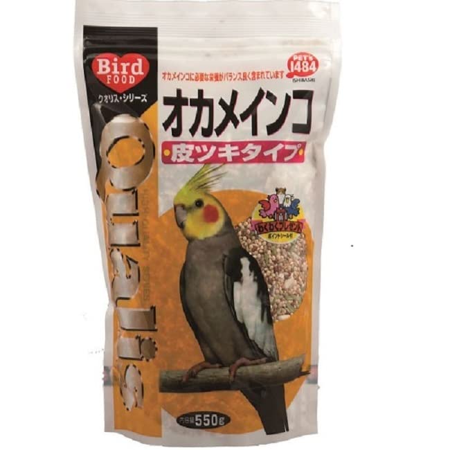 クオリス オカメインコ 皮ツキタイプ 550g商品画像