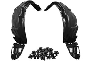Parts N Go 2003-2008 Corolla CE LE S XRS Fender Liner Set with Clips Front Driver & Passenger Side Left Right TO1249119 TO1248119 5387502090 5387602090