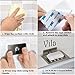Vila Shower Soap Bar Stainless Steel Holder, Wall-Mounted Shower Dish for Human, Dogs, Cats, Dove and Ferrets, Self-Adhesive with Suction, Stainless Steel
