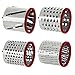 Westmark Multipurpose Rotary Cheese Grater with 4 Interchangeable Stainless Steel Drums and Non-Slip Suction Pad