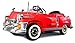 Classic 1912 Coupe Cruiser Children's Kid's Electric Powered Rechargeable Remote Control Ride On Car w/ MP3 Player, Control by Steering Wheel or by Remote Control (Red)