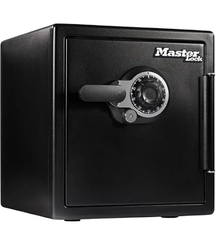 MASTER LOCK Biometric Small Safe [Fingerprint opening] MLD08EB