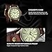 Avaner Vintage Bronze Leather Watches: Retro Steampunk Wide Cuff Analog Quartz Wrist Watches for Men and Women