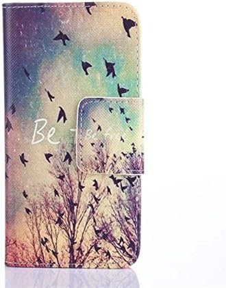 LG F60 Case LG Optimus F60 MS395 Kickstand Case,Bat King A Lots Plover Pattern [Magnetic] Style Premium Leather Case Wallet Flip Stand [Flap Closure] Cover Case for LG Optimus F60 MS395