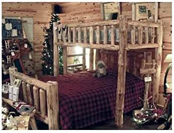 Twist of Nature Log Cabin Loft Bed