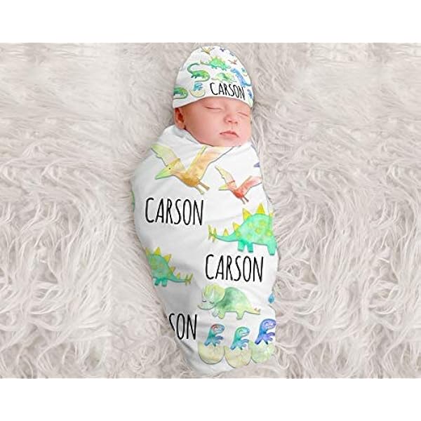personalized swaddle blanket baby boy