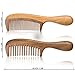 Wood comb, wide tooth comb ,nature Green sandalwood comb hand made 100% nature hair comb Anti static wide tooth hair comb fine tooth hair comb Scalp massage combs nature made